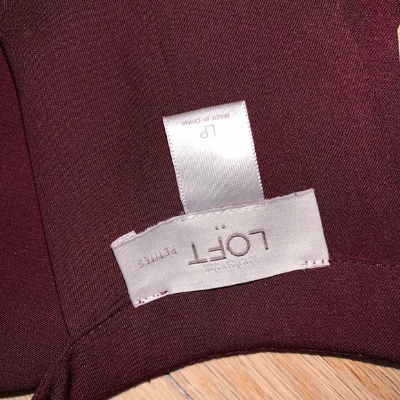Loft Ann Taylor Maroon Dress - Picture 4 of 4